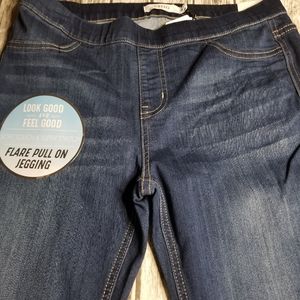 CELLO Stretched Pull On Denim Jeans Large
